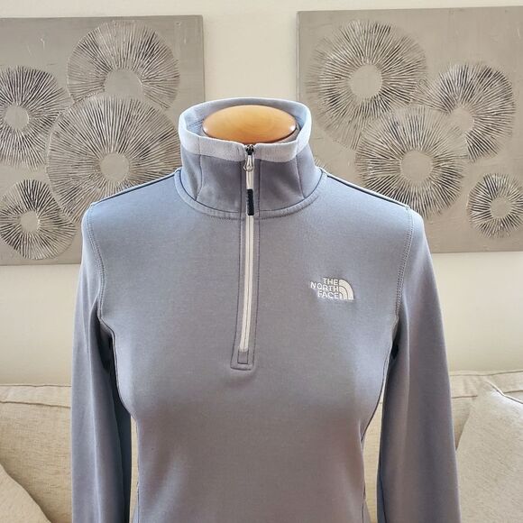 The North Face Rosette 1/4 Zip Fleece Pullover sz Sm - Picture 3 of 13